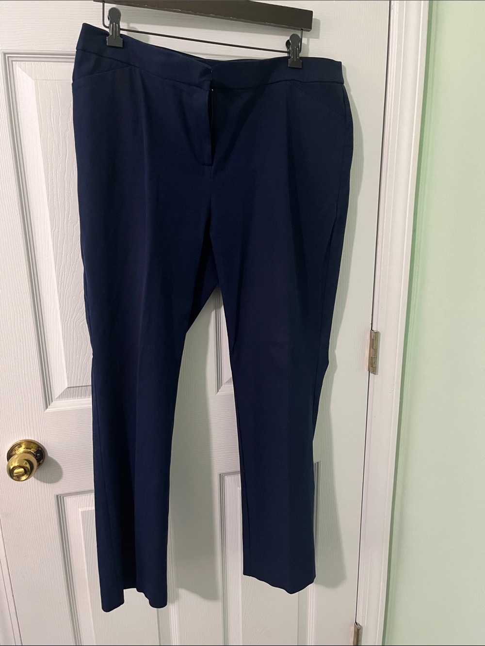 Chico’s Classic Navy Straight-Leg Women's Dress Pants